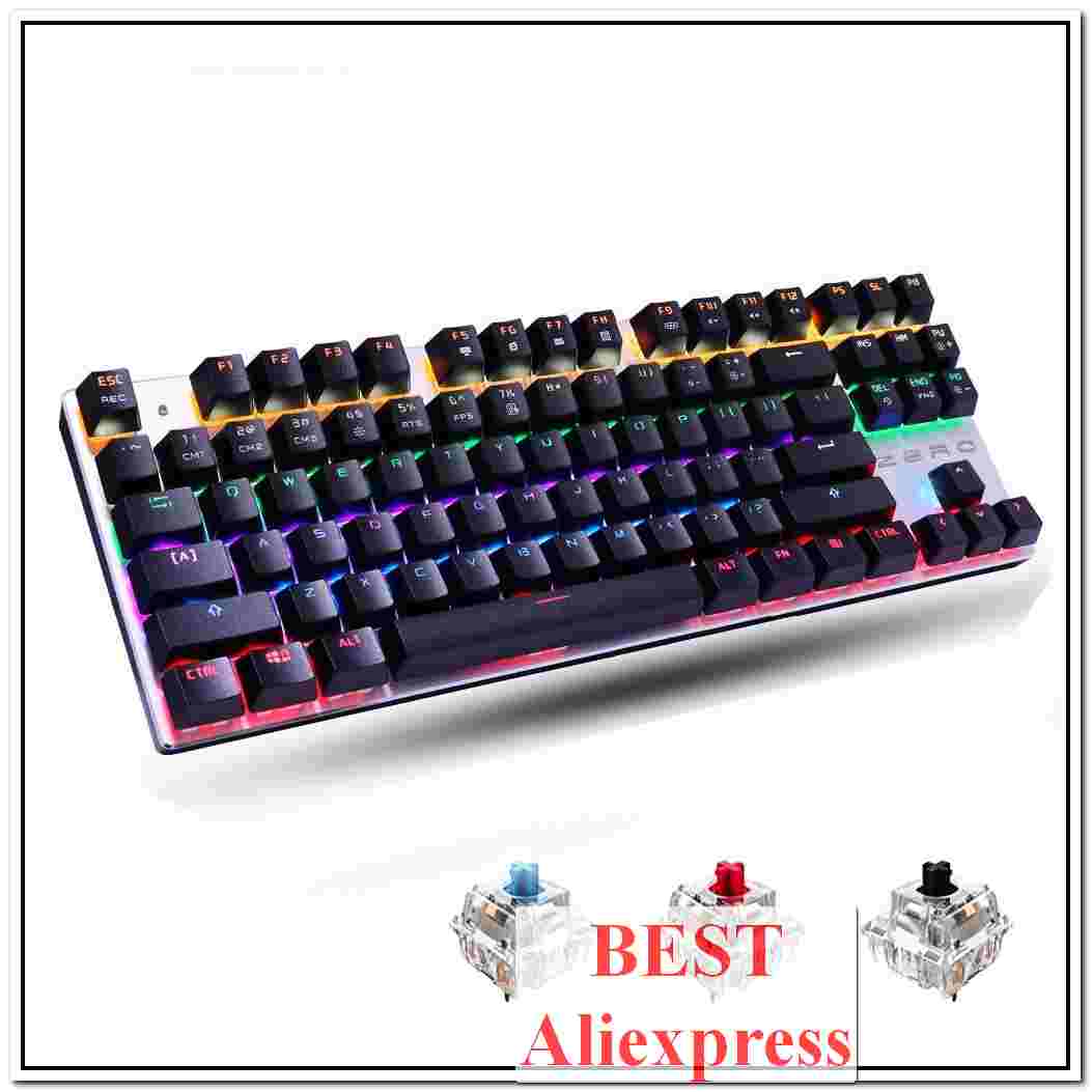 Механическая клавиатура с подсветкой на Алиэкспресс